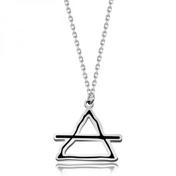 Cenwa 연금술 목걸이 연금술 보석 요소 상징 행성 연금술 상징 변형 표지판 신비 연금술 불 지구 물 공기