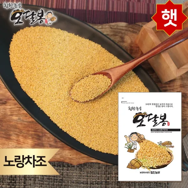 힘찬농부오달봉 2019년 햇 노랑차조 노란차조 국내산, 1개, 1kg