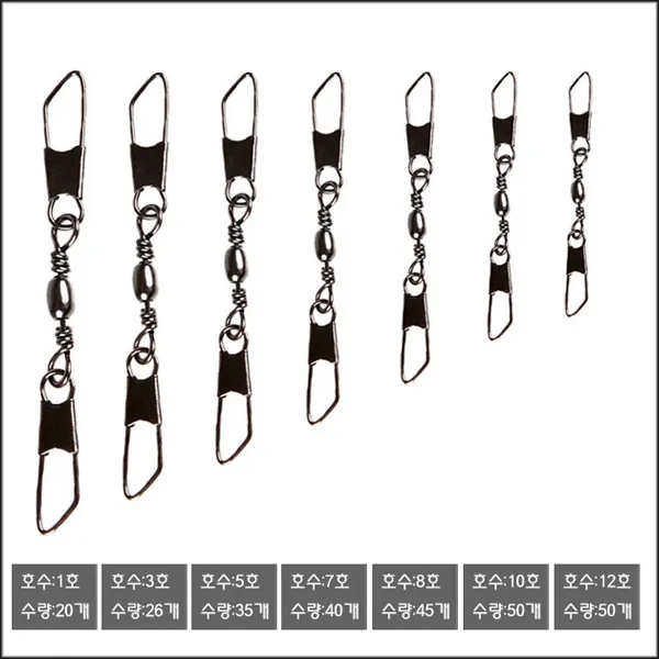 벌크 양핀도래 덕용 1호~12호 낚시채비 국내제작 특수합금 (7호품절)