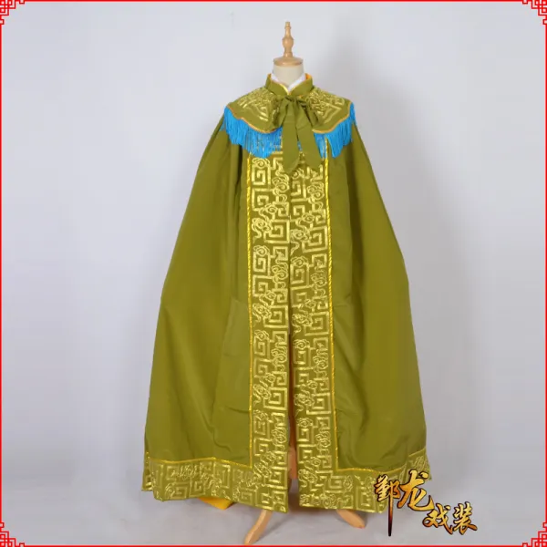망토룩 은룡 희곡 고대복장 노단 경극 월극 영상 도태군 접시 골드 있음 구름과 어깨