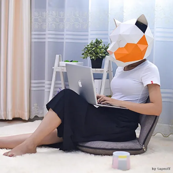 접이식 다용도 좌식의자 독신자의자 1인용소파, 그레이