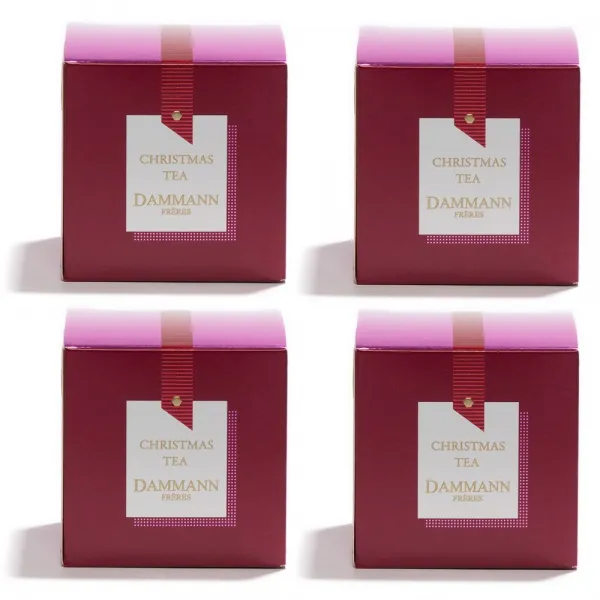 Dammann Christmas Tea 다만프레르 크리스마스 홍차 25티백 4팩 (총 100크리스탈티백)