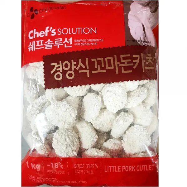 쉐프 꼬마돈까스 약90알 1kg 맥주안주 1