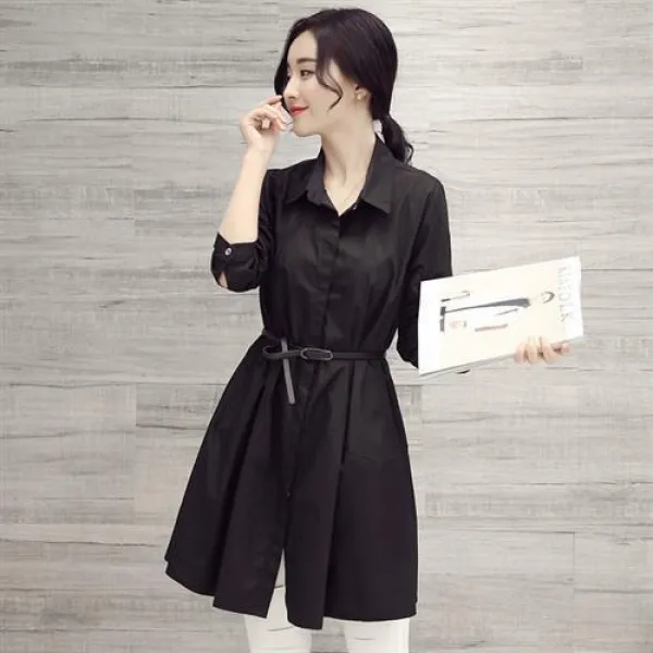 프릴드레스 플라워 프린팅 자수 러플 페플럼 A스윙 원피스 짜다 단아한 물결 봄 여름 만들다 무늬 2399288564