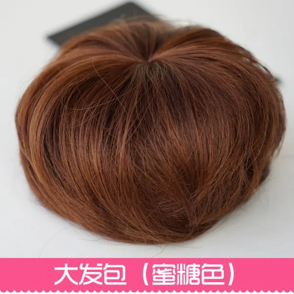 PINXIU 여성 올림머리 묶음가발 44470643, 1, 크게일어나다 가방 벌꿀설탕절임 색