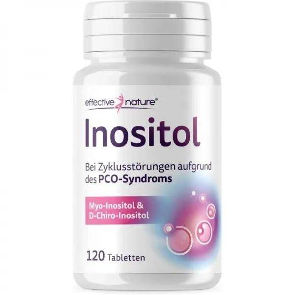 독일직배송 효과적인 자연 비타민 B6및 엽산을 함유한 이노시톨 정제 PCOS로 인한 생리장애(다낭성 난소 증후군) 묘 및 D-, 1, 단일옵션