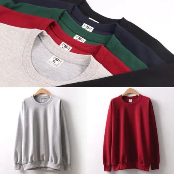 Hkc14964 특양면 데일리 맨투맨 라운드넥 캐쥬얼 티셔츠