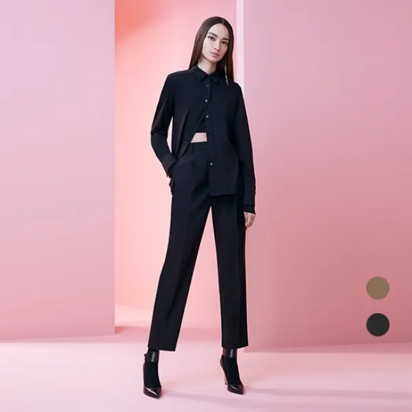 [미리주문10%+10%적립] VW베라왕 20FW 데일리 핀턱 팬츠