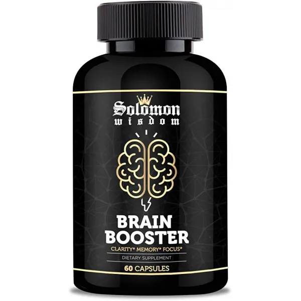 Solomon Wisdom Brain Booster – 기억력 을위한 Nootropic식이 보충제 – 을 높이고 과 명확성을 시키는 6