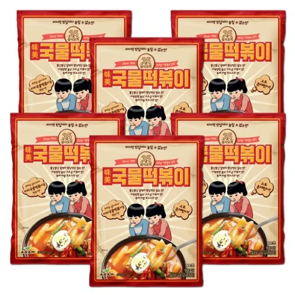 삼시오끼 국물떡볶이 540g 6개