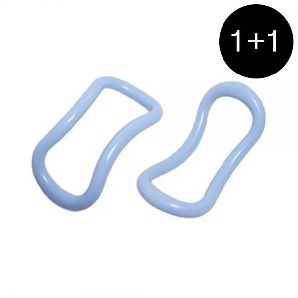 1+1 요가링 젠링 종아리마사지링 홈트레이닝 필라테스 소도구 블루