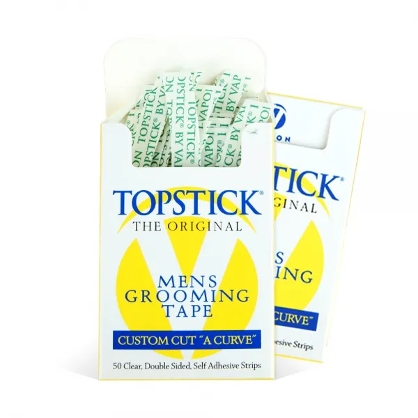 VAPON 탑스틱 가발테이프 라운드형 2종, 1box, 좁은라운드형(1cm)[W3009]