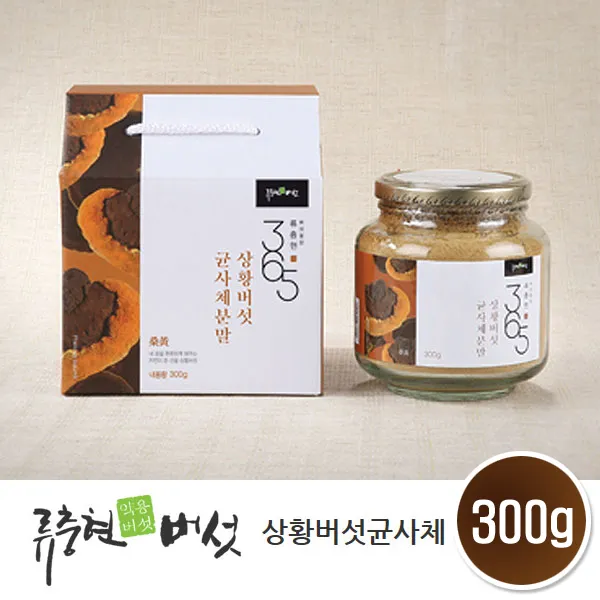 류충현약용버섯 상황버섯분말 국산 상황버섯 가루 상황버섯균사체 100% 목질진흙버섯 상황버섯차 추출물 베타글루칸 함유 상왕버섯 효능, 1통