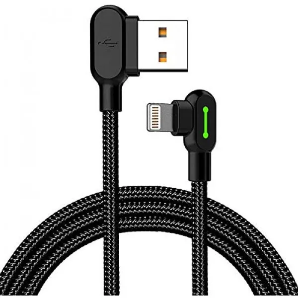 USB AM 가역 멋진 워킹 표시기 90 ° 충전기 iPad Apple iPhone 용으로 설계된 길이 2A 전류 6 피트 1 800 밀리미터
