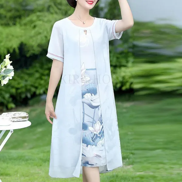 kirahosi 여성 롱 원피스 캐주얼 패션 편한 옷 196 BG92f0g