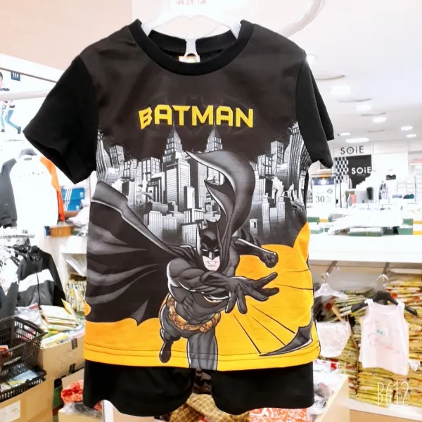 픽스키즈 <<배트맨 15900 멋찜 뿜뿜 남아상하세트>>@당일발송@면100% 시원하고 가벼운 배트맨 블랙 상하세트@품절주의보@ 뉴코아울산점