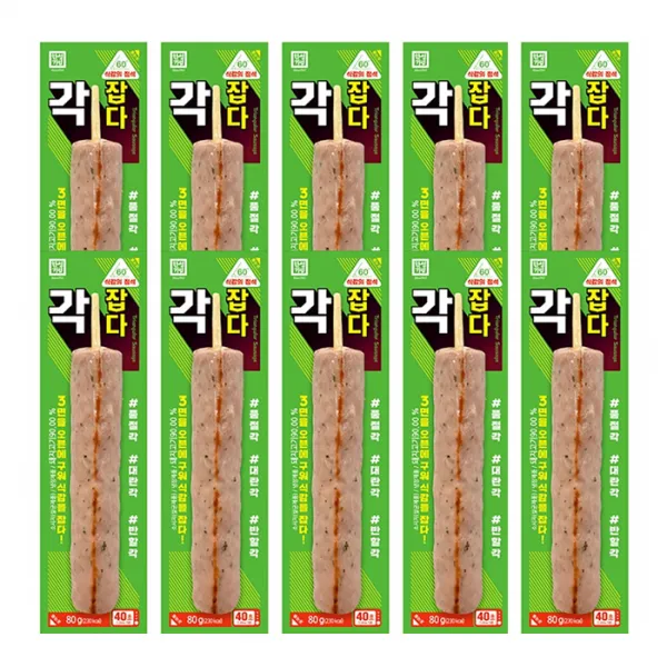 한성 각잡다 핫바 80g, 40개