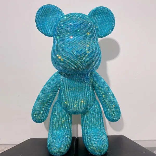 다이아몬드 큐빅 베어브릭 1000% 53cm 대형 인테리어 피규어 집들이 개업 선물 틱톡 호람 오션 Ab 칠채업개