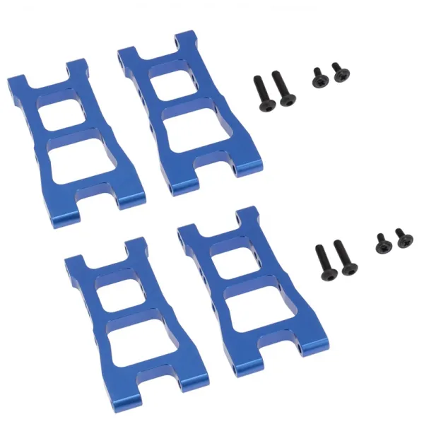 4pcs 알루미늄 전면 및 후방 하부 서스펜션 암 1/10 Redcat Blackout XTE SC XBE (PRO) 업그레이드 부품 액세서리, 푸른