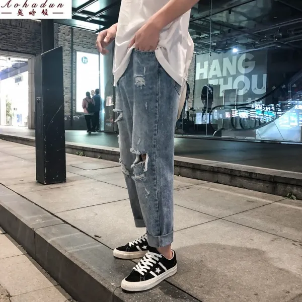 비나 와이드 버전 구걸다 그들을 위해 애걸함 99 할부금 다리 굵은 엉덩이 팬츠 어글리 대미지 빅진 해진
