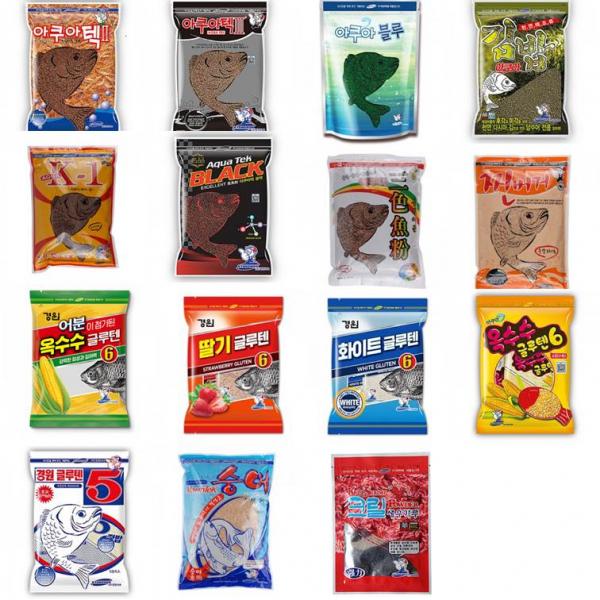[하나피싱]경원F&B 떡밥모음 아쿠아텍 글루텐 어분 크릴새우가루