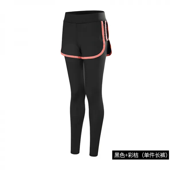 제이에프코퍼레이션 러닝 팬츠 오씨 헬스장 스키니핏 페이크 헬스복 슬림핏 운동 요가복 여성 봄 여름