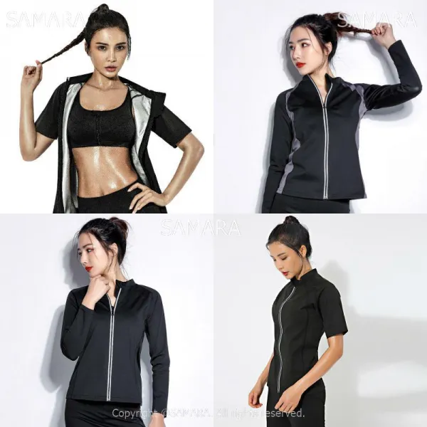 Qterra 특허브랜드 여성 헬스복 다이어트땀복 다이어트 세트 운동복 땀복