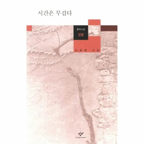 웅진북센 시간은 무겁다 339 창비시선, One color | One Size@1