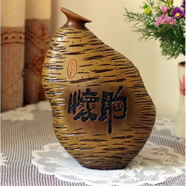 현관 에스닉 무드 Tv거실장 인테리어 진열 장식품 프런트 기념품 격려 책꽂이 노옹 보틀 포부 21x9x30cm