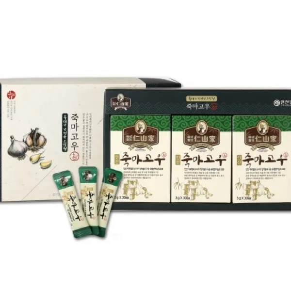 인산가 (주)인산가 정품 죽마고우환 스틱형 270g(3gx30개x3통)+농협 홍삼애초코크런치(49g), 1박스, 스틱형 270g (3g x 30개 x 3통)