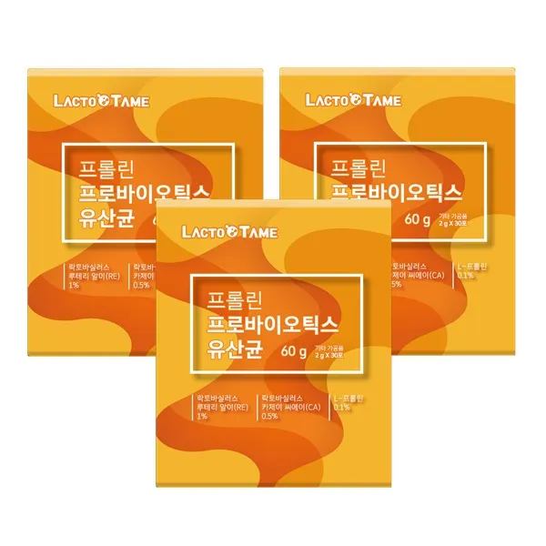 락토테미 프롤린 프로바이오틱스 모유유산균 락토바실러스 루테리 가세리 신바이오틱스 유산균먹이 프리바이오틱스 뚱보균 잡는 lgg 유산균 포스트바이오틱스 스틱, 90포, 2g