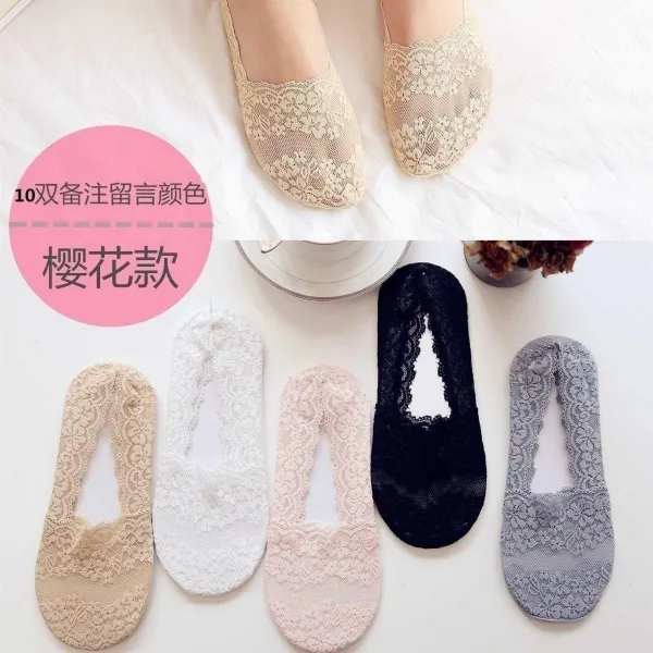 초미니 여성 보이지 않는 형태 타입 발목양말 얇은 에어매쉬 트렌드 INS 순 화이트 독창적 망사 마찰방지 발 스타일리쉬