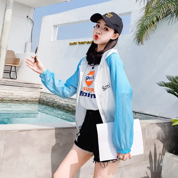글로벌코스모스 후드 동년배 소녀 경량 16 중학교 생 큐트 12 초등 여름옷 유니폼