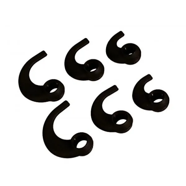상대편 기어 BudLoks 이어폰 스포츠 그립 귀 내부와 오관 용 이어폰 용 블랙