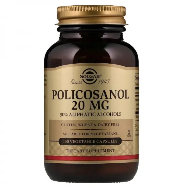solgar 솔가 폴리코사놀 20mg 100베지캡슐, 1개