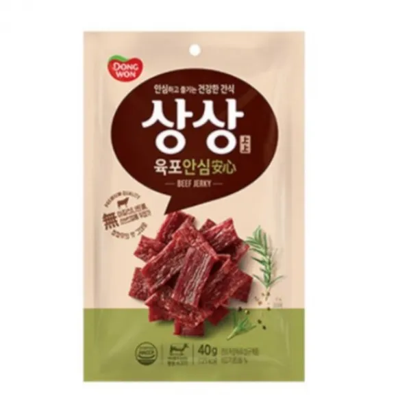 동원 동 원 상상 안심육포, 40g, 8개