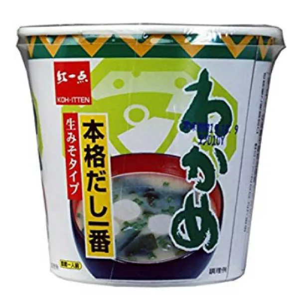 紅一点 シングルカップわかめ汁 1p×30個 홍일점 싱글 컵 미역 국물 1p × 30 개 1