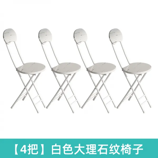 DIPYLON 야외 돌테이블 가정용 소형 접이식 테이블 모던 심플 밥상 발코니 작은, 색상 구분 4줌 화이트 대리석 무늬