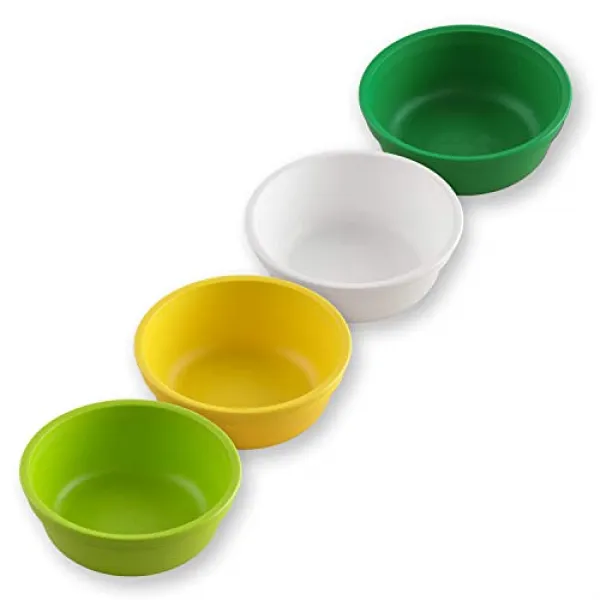 미국에서 만든 재생 4pk 12 Oz. 녹색 흰색 노란색 켈리에서 환경 친화적 인 헤비급 재활용 우유 주전자와 폴리 프로필렌 사실상 파괴 할 수없는 줄기 Stem Stem Stem