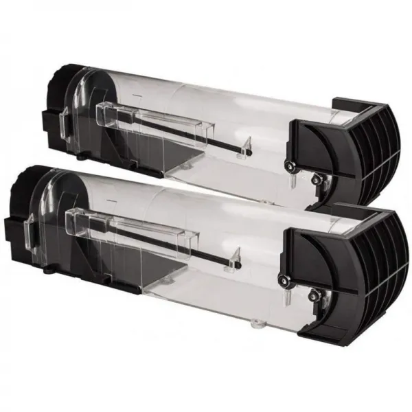 Ninonly 쥐덫 2 개 세트 포획 케이지 쥐덫 싶어 큰 쥐를 잡는 발판 식 무독 무해 인도적 세균 감염 방지 단일상품