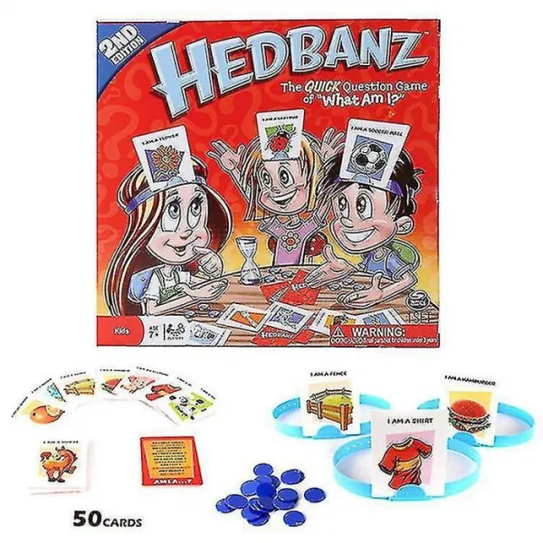 English Board Games Card 추측 내가 Game Hedbanz 게임, Colorful