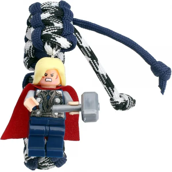 Liqiuco 캡틴 아메리카 Paracord 팔찌 놀라운 일 만화 영화 만화 보석 Thor Bracelet