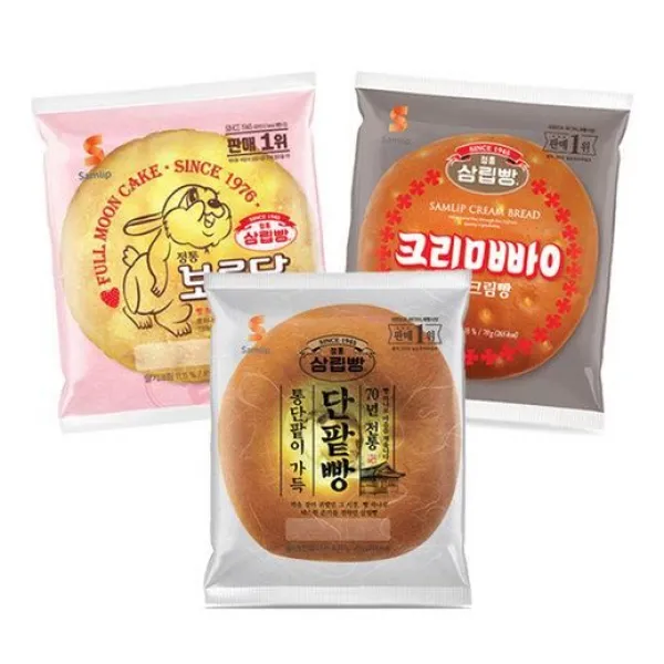 삼립 삼립 봉지빵 보름달빵/크림빵/단팥빵 9봉, 보름달빵 3봉+정통크림빵 3봉+단팥빵 3봉