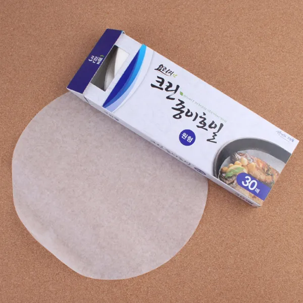  654 면포대체 음식이 붙지않는 원형 종이호일 1개
