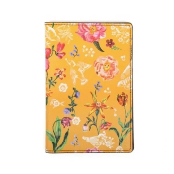 51 판촉물쇼핑몰 / 나탈리레테 여권케이스 my garden yellow 여권지갑 지폐지갑 다용도지갑 통장보관 남녀공용통장지갑