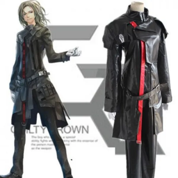  해외 유죄 크라운 코스프레 상 Gai Tsutsugami 정장 Ouma Shu Tennouzu 고등학교 유니폼 코스프레 성인 할로윈