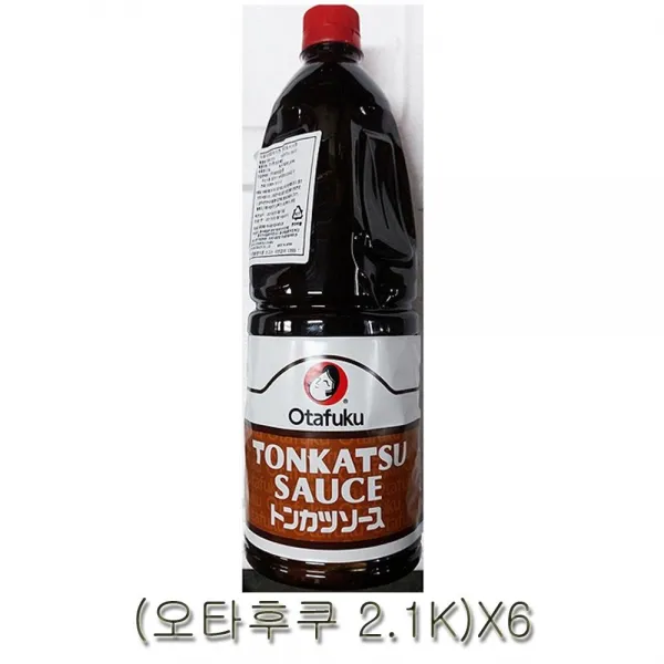 오타후쿠 수입돈까스소스 2.1Kg X6 경양식돈까스소스, 1