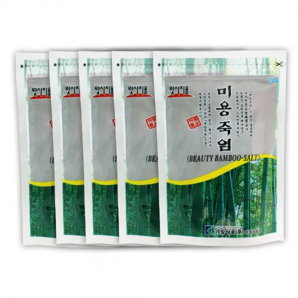 개암죽염 2회 미용 죽염 250g 5개