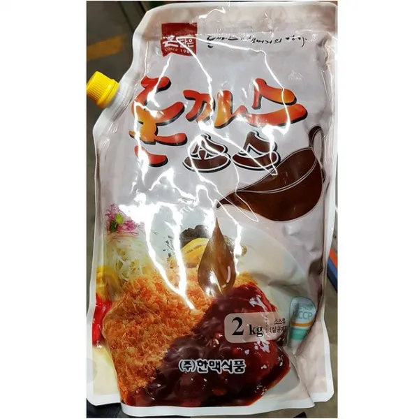 업소용 식당 식자재 재료 한맥 돈까스소스 2kgX5 밥소스 경양식돈까스소스 생선까스 wevr, 1개