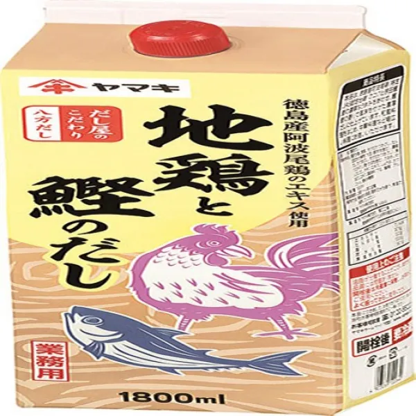 地鶏と鰹のだし 1.8L ヤマキ N八方だし地鶏と鰹のだし 1.8L紙パック 토종 닭과 가다랭이 국물 1.8L 야마 키 N 팔방 국물 토종 닭과 가다랭이 국물 1.8L 종이팩, 1